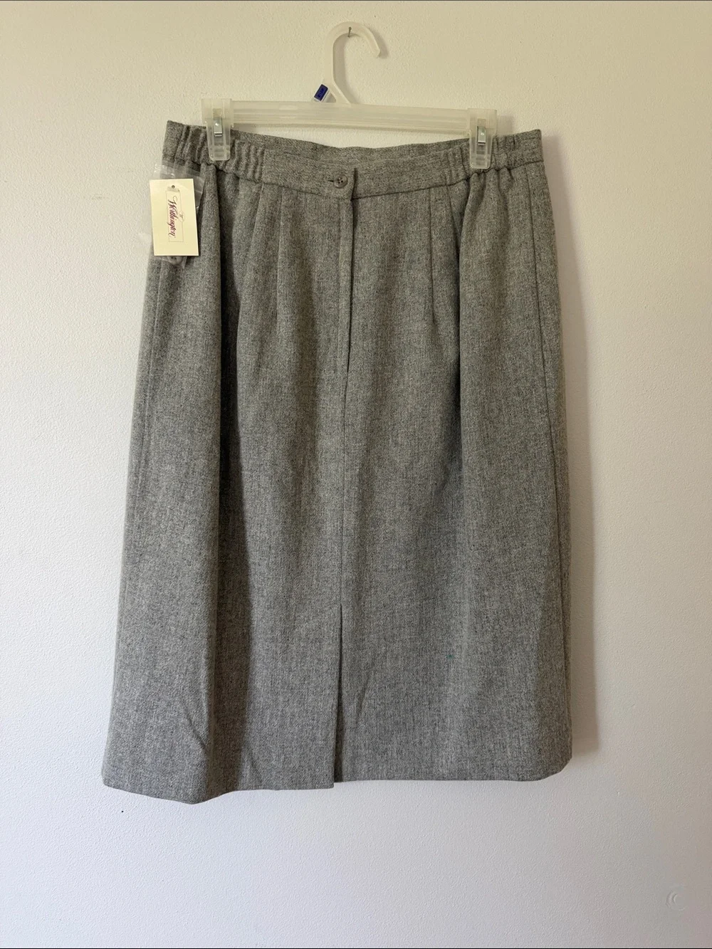 Worthington Gray Tweed Pencil Skirt women’s size 16 NWT lined